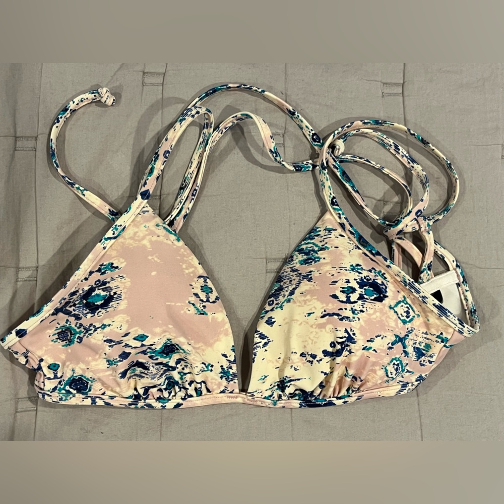 AdoreMe Floral Bikini Top with Straps